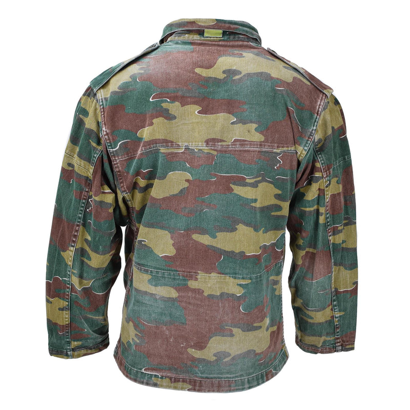 Original Belgium Military M56 jigsaw camouflage jacket field combat troops army
