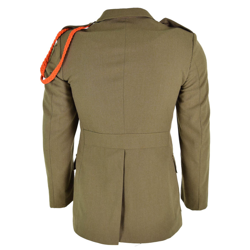 Original Italian army jacket brown parade uniform dress wool military issue