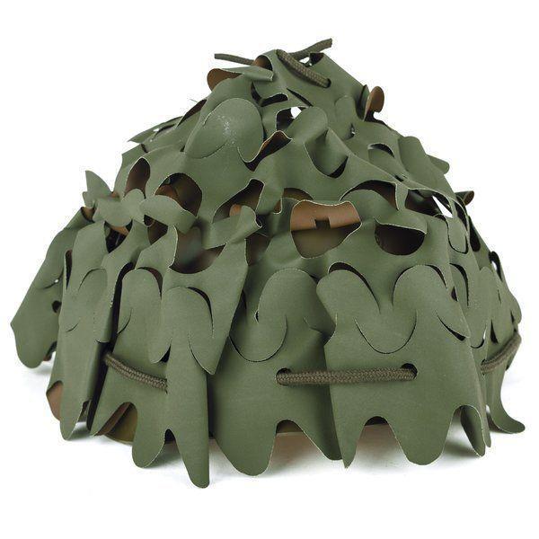 Original French Forces helm camouflage cover headwear masking olive brown NEW