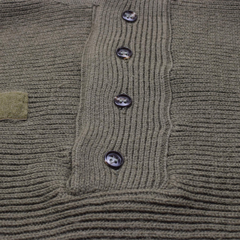 Original Austrian Military alpine pullover breathable reinforced knitted sweater