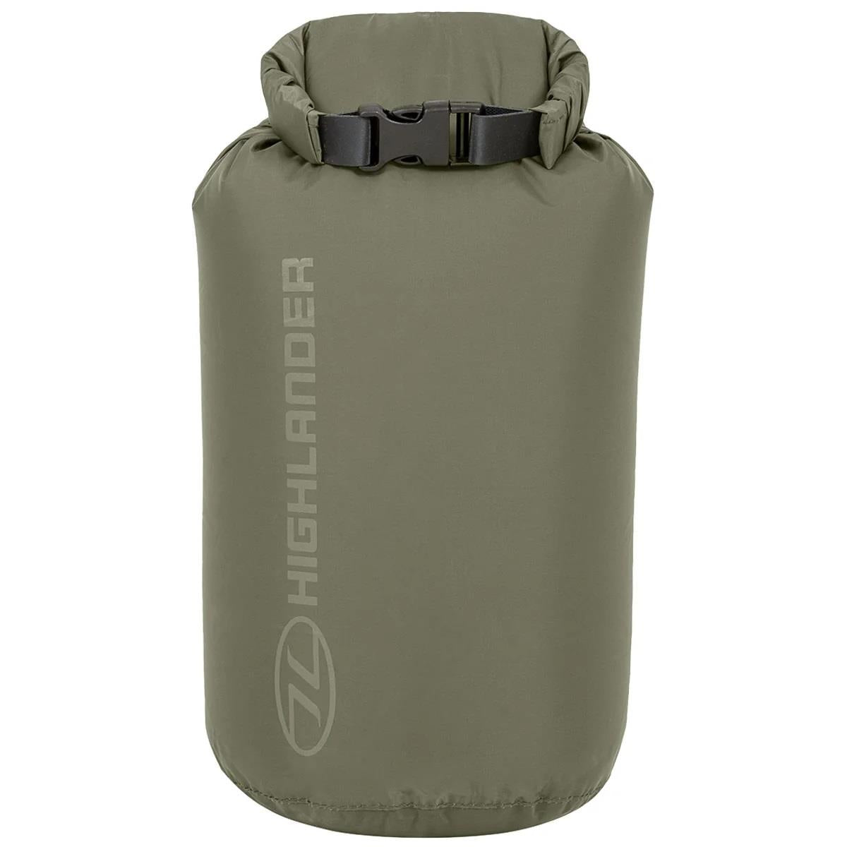 Original Scottish Military Dry Bags 1L–40L Roll Top Quick Release Buckle Olive