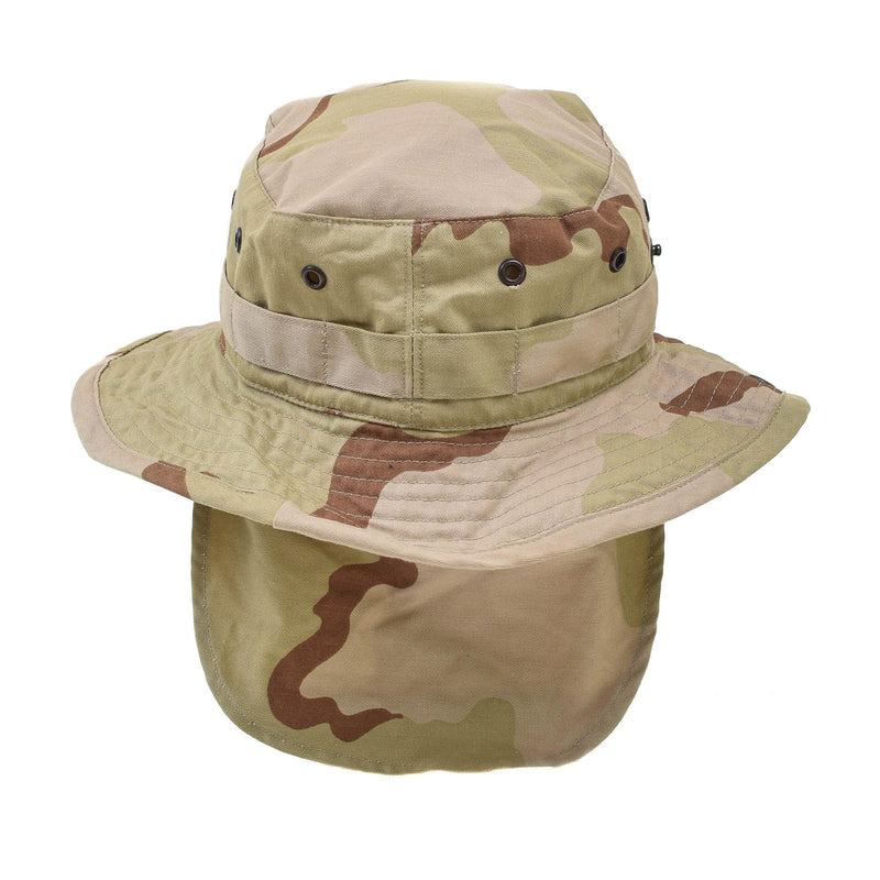 Genuine Dutch army boonie hat DPM desert camouflage cap wide brim summer hat