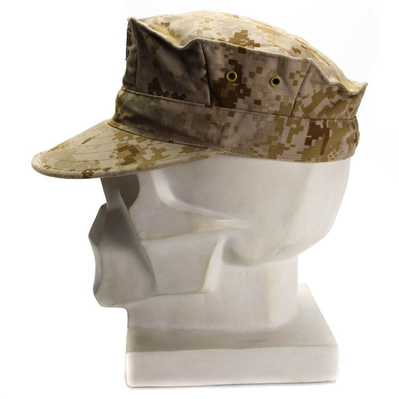 Genuine U.S army garrison cap MARPAT MC DESERT field military hat BDU patrol