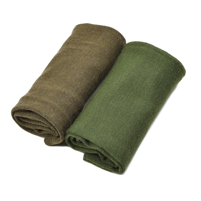 Original Czech army scarf. Army issue tube scarf brown New 2pcs LOT