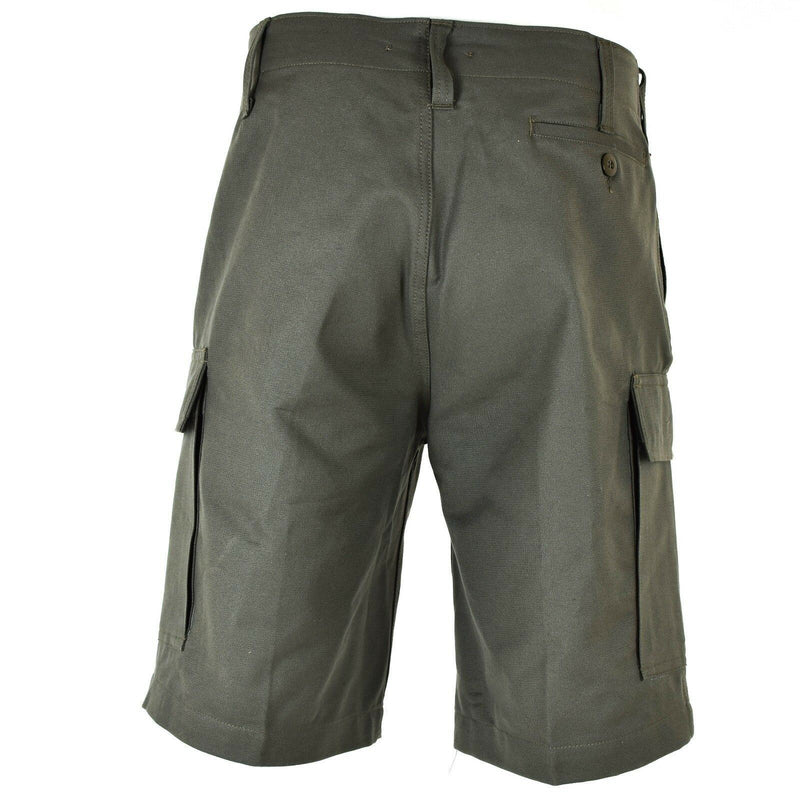Genuine German army issue MOLESKIN SHORTS OD Durable cargo mens summer OLIVE NEW