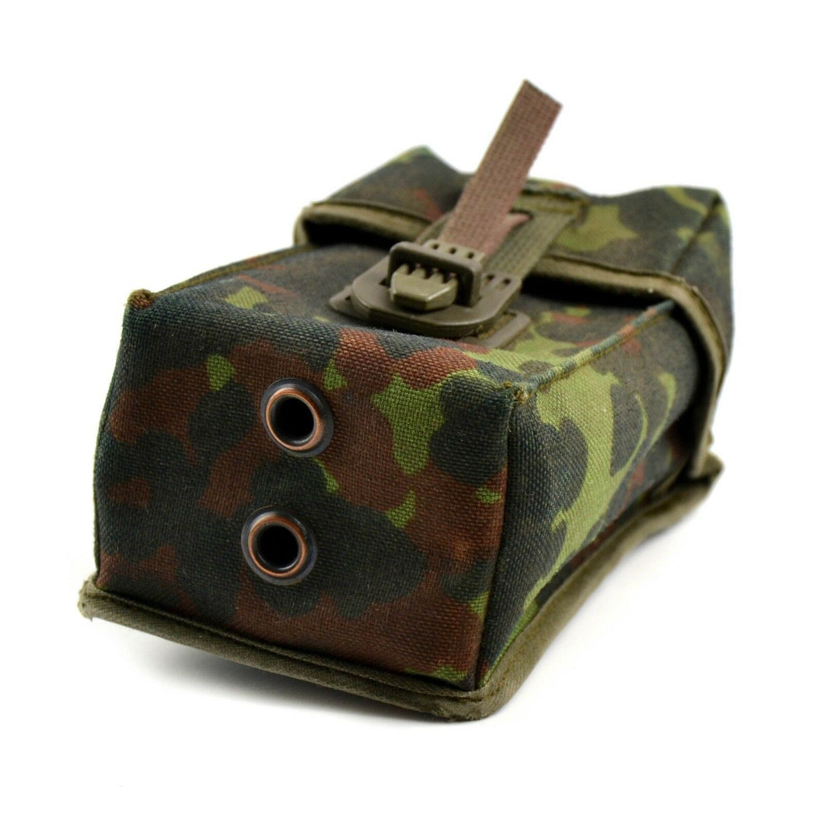 Original German Army Bundeswehr Flecktarn Utility Pouch Belt Bag Camo