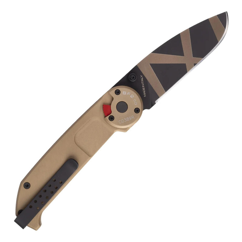ExtremaRatio BF2 CD DESERT WARFARE tactical folding knife N690 double liner lock