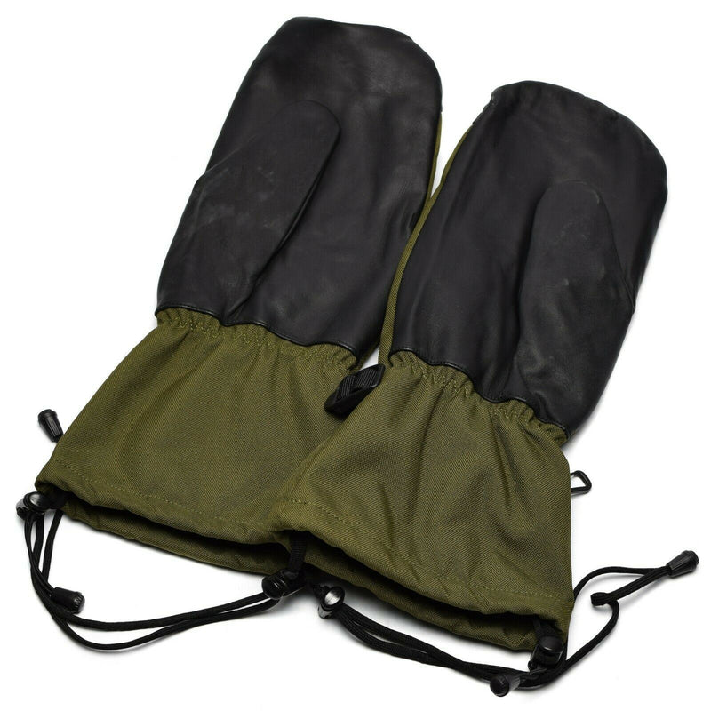 Original Dutch army Olive mittens Trigger finger military issue gore-tex gloves