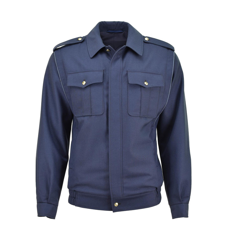 Genuine Czech Military blue blouse jacket golden buttons casual army blouson NEW - GoMilitar
