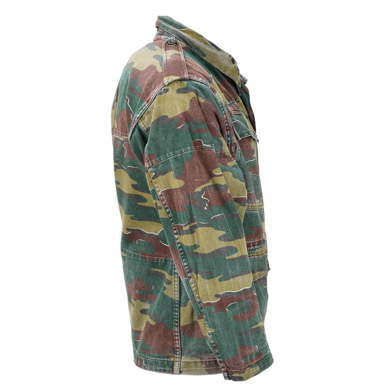 Original Belgium Military M56 jigsaw camouflage jacket field combat troops army