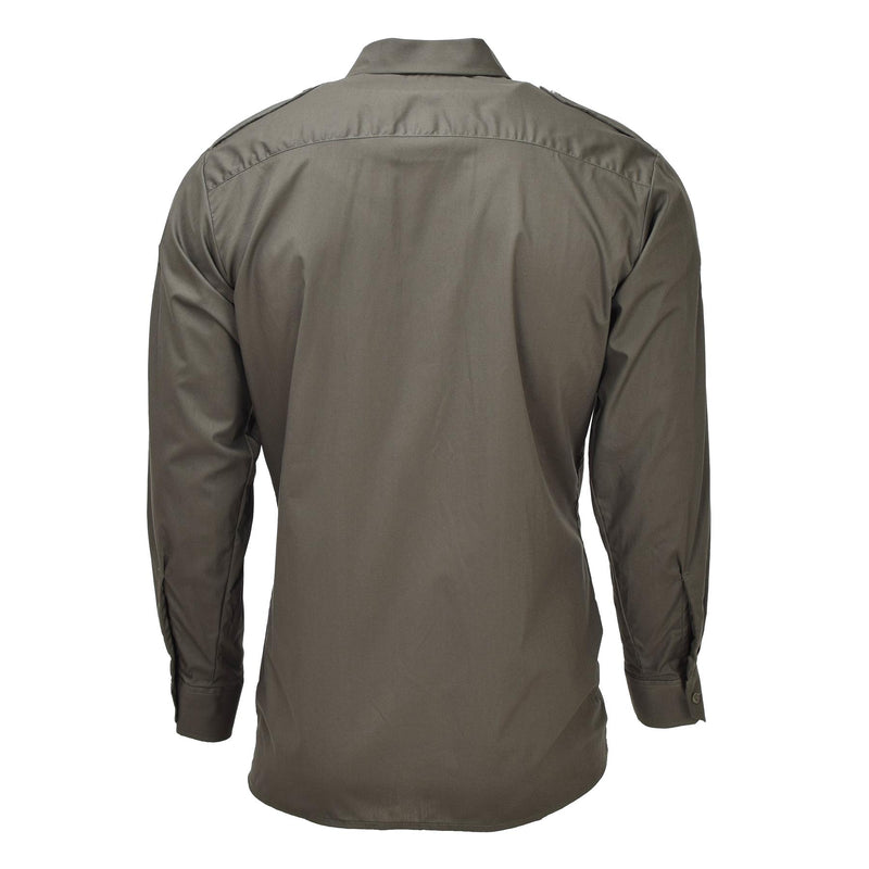 Original Austrian military olive field service shirts federal lightweight NEW
