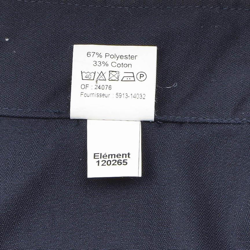 Genuine French military police uniform jacket blue solid ripstop MP shirts NEW
