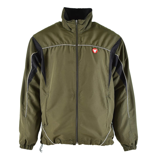 Genuine Austrian Army Training Tracksuit Top Jacket Sports Vintage OD Green