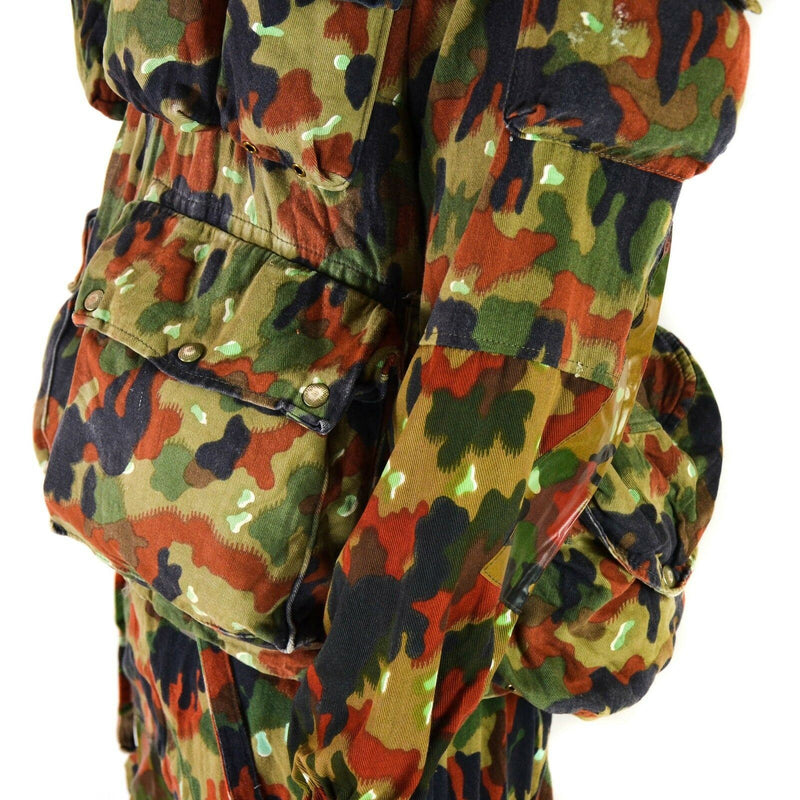 Genuine Swiss army jacket M70 Alpenflage Camo sniper combat hooded parka