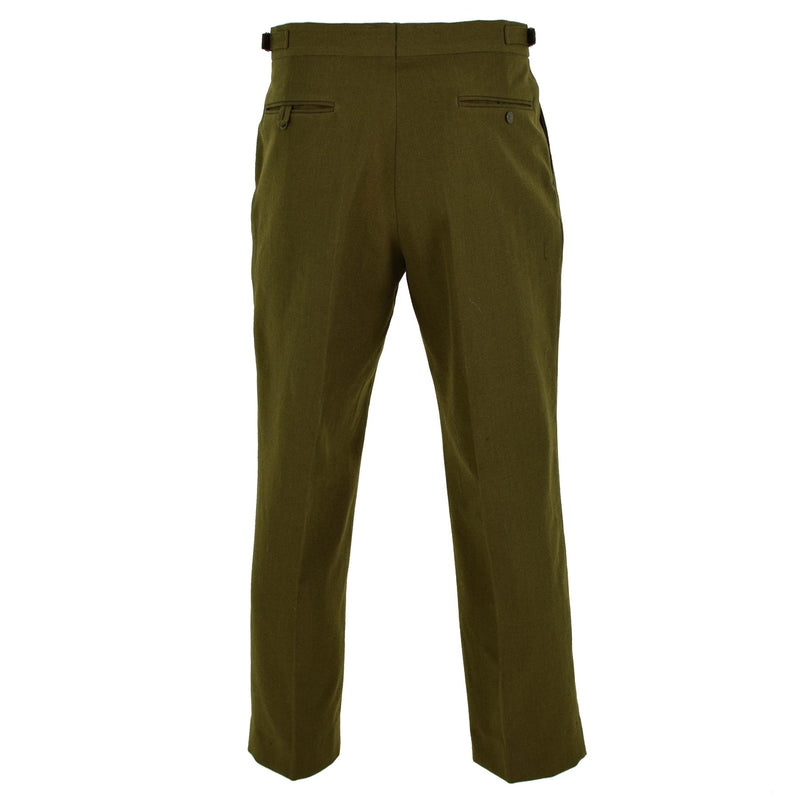 Original British army official uniform pants OD parade trousers military issue