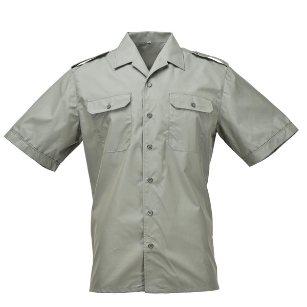 Genuine Spanish Navy Armada shirts marines olive short sleeve formal shirt NEW