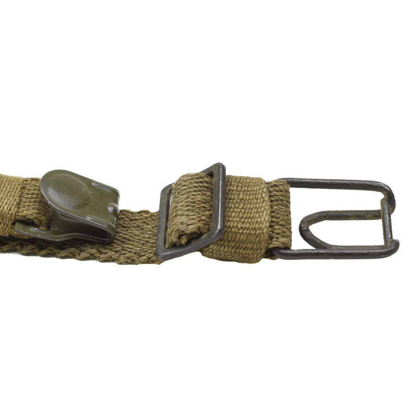 Original Czech Army Y-Strap canvas & leather suspenders harness shoulder