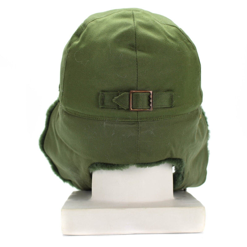 Original Swedish Sweden military Army winter Green M59 Combat field cap hat NEW
