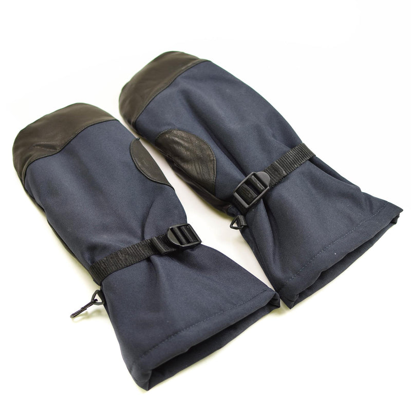 Original Dutch army mittens NATO winter gloves military blue navy maritime NEW