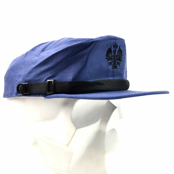 Original Spain Spanish military visor cap army navy peaked cap blue