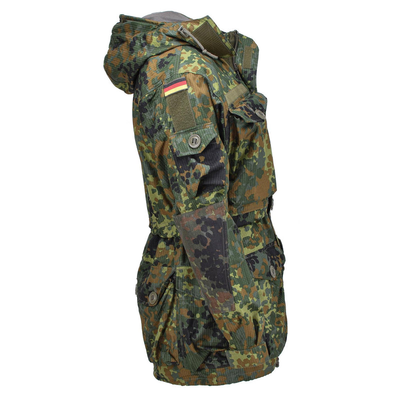 Leo Kohler tactical smock jacket ripstop fabric hooded cordura reinforced elbows