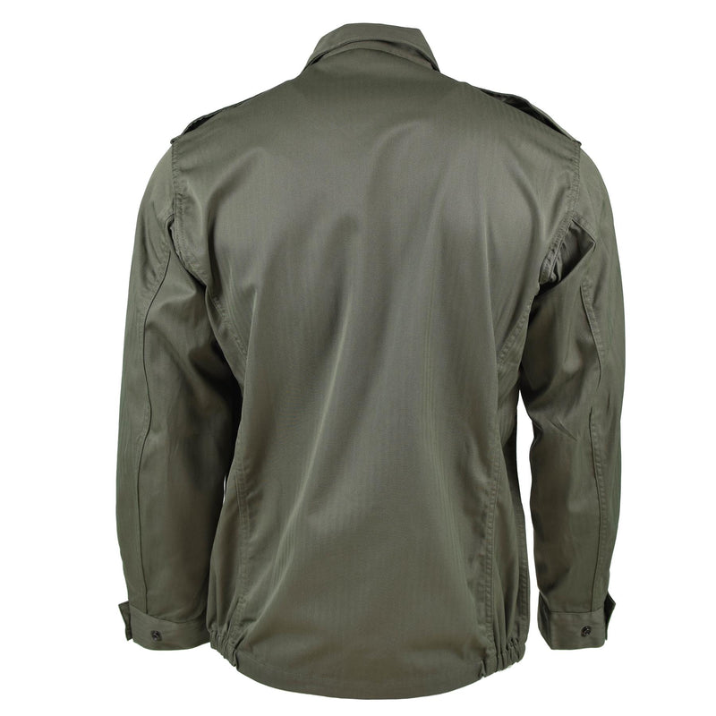 Genuine French army F2 combat jacket military issue surplus shirt olive OD NEW