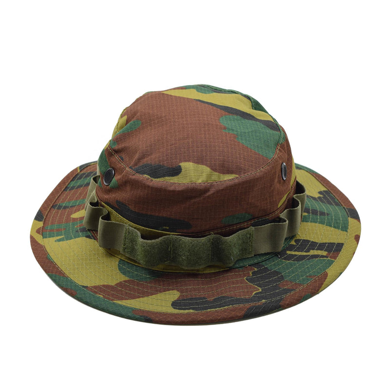TACGEAR Brand Boonie hat Belgian Military style jigsaw camo ripstop wide brim