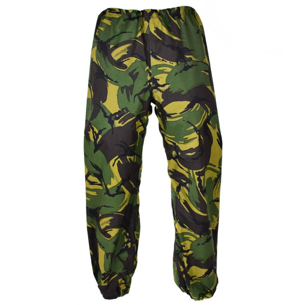 Genuine British army military combat DPM camo rain pants waterproof goretex