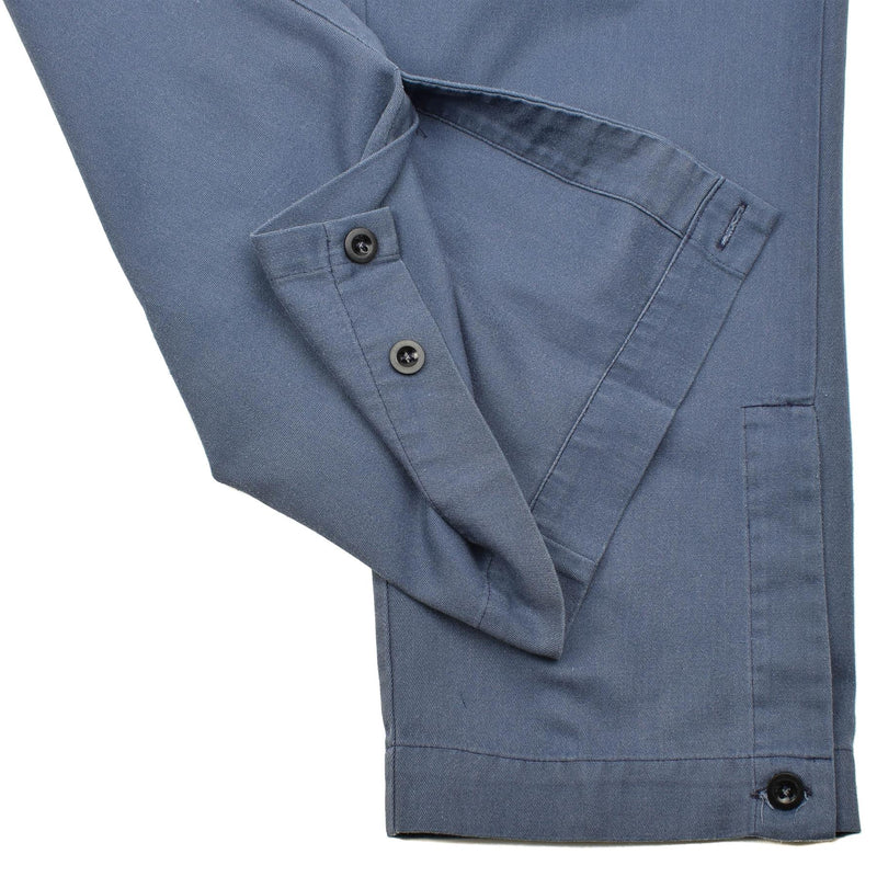 Genuine Swiss Civil Defense Trousers Blue Pants Combat Switzerland Military USED