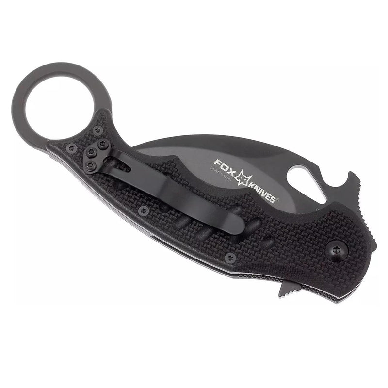 Fox Knives Karambit FX-479 folding mini knife N690C steel black hydroglider blade