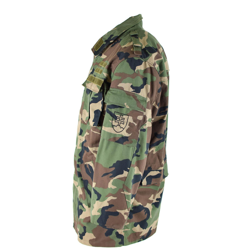Original vintage Slovakian army field jacket M97 Camo military combat parka NEW