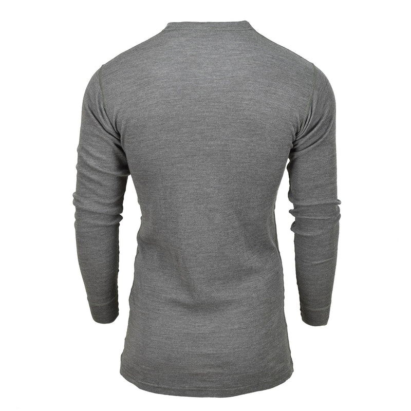 Genuine Belgian Military undershirt thermal gray jersey shirts flame resist NEW