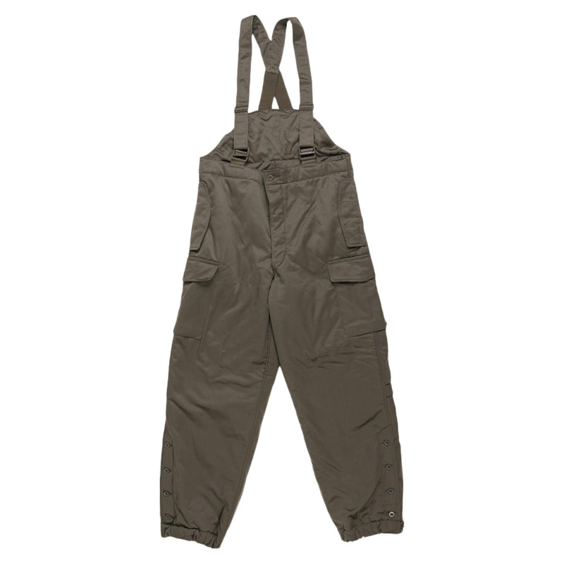 Original Austrian army combat pants bib military olive OD overall w braces NEW