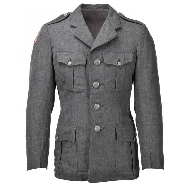 Genuine Danish Uniform Jacket Army grey military surplus uniform dress officer