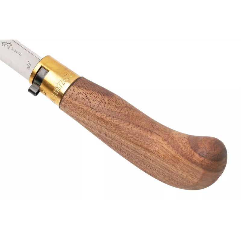Antonini Old Bear Folding Pruning Knife 9,5cm Stainless Steel Walnut Handle - GoMilitar