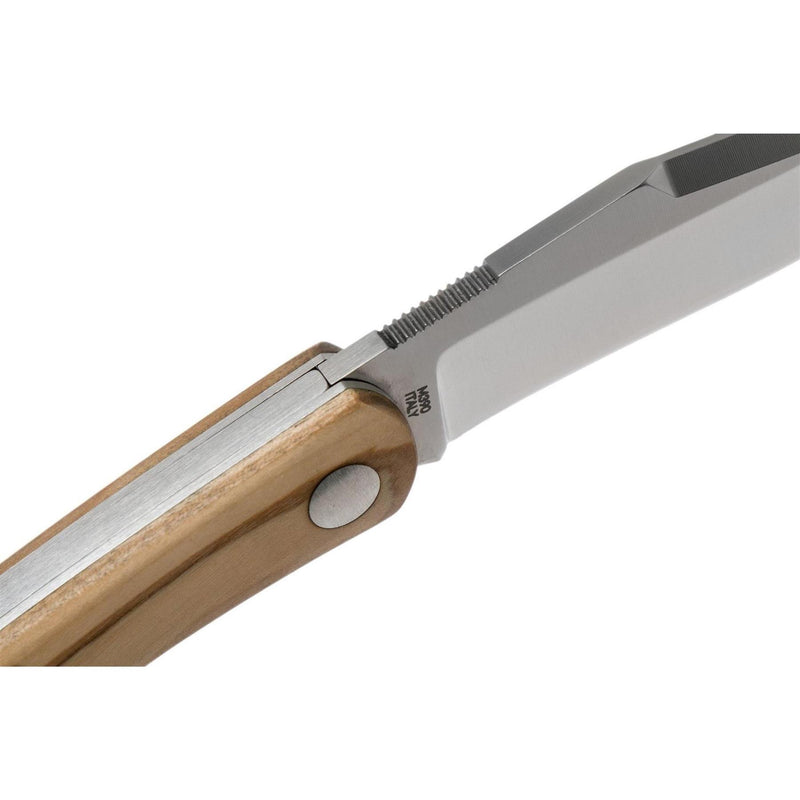 Fox Knives Brand Italy LIBAR folding knife stainless steel M390 Olive wood handle
