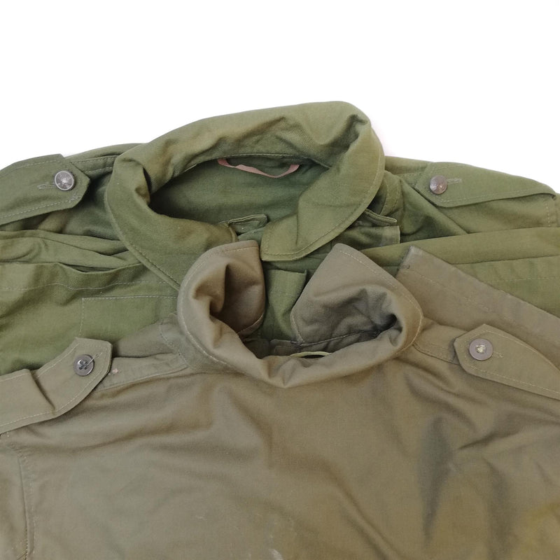 Genuine vintage Czech army field jacket M85 military Olive green military CZ