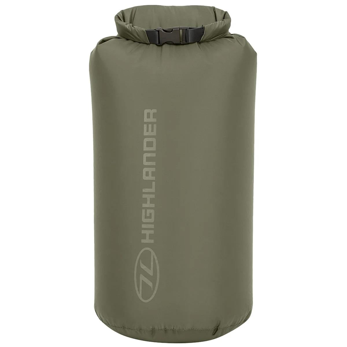 Original Scottish Military Dry Bags 1L–40L Roll Top Quick Release Buckle Olive