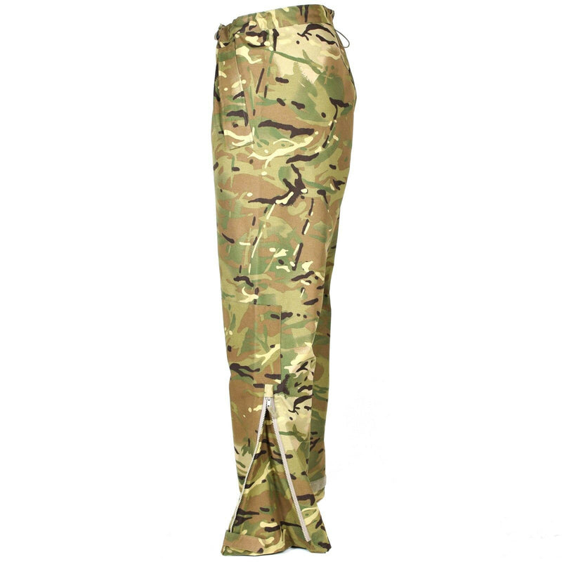 Genuine British army military combat MVP MTP camo rain pants waterproof goretex
