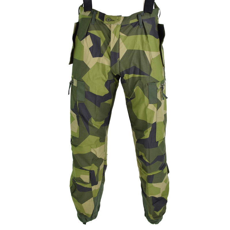 Original Swedish thermal tanker pants m90 splinter camouflage BDU trousers NEW