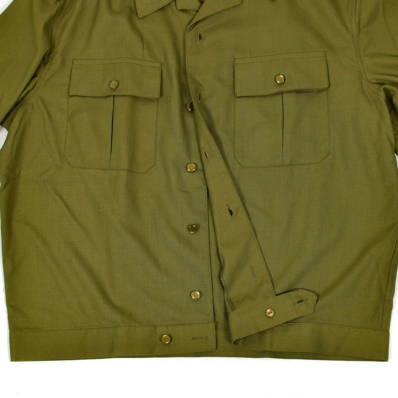Genuine Hungarian army shirt Khaki officer Military long sleeve NEW