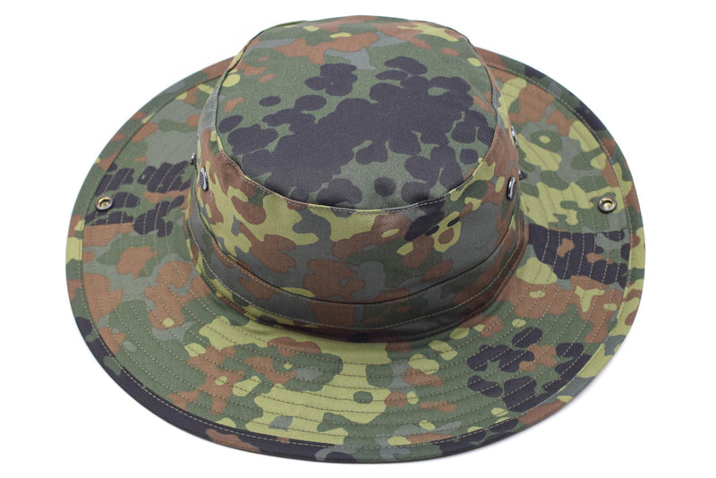 Original German Army Flecktarn boonie hat camping hunting outdoor summer cap NEW