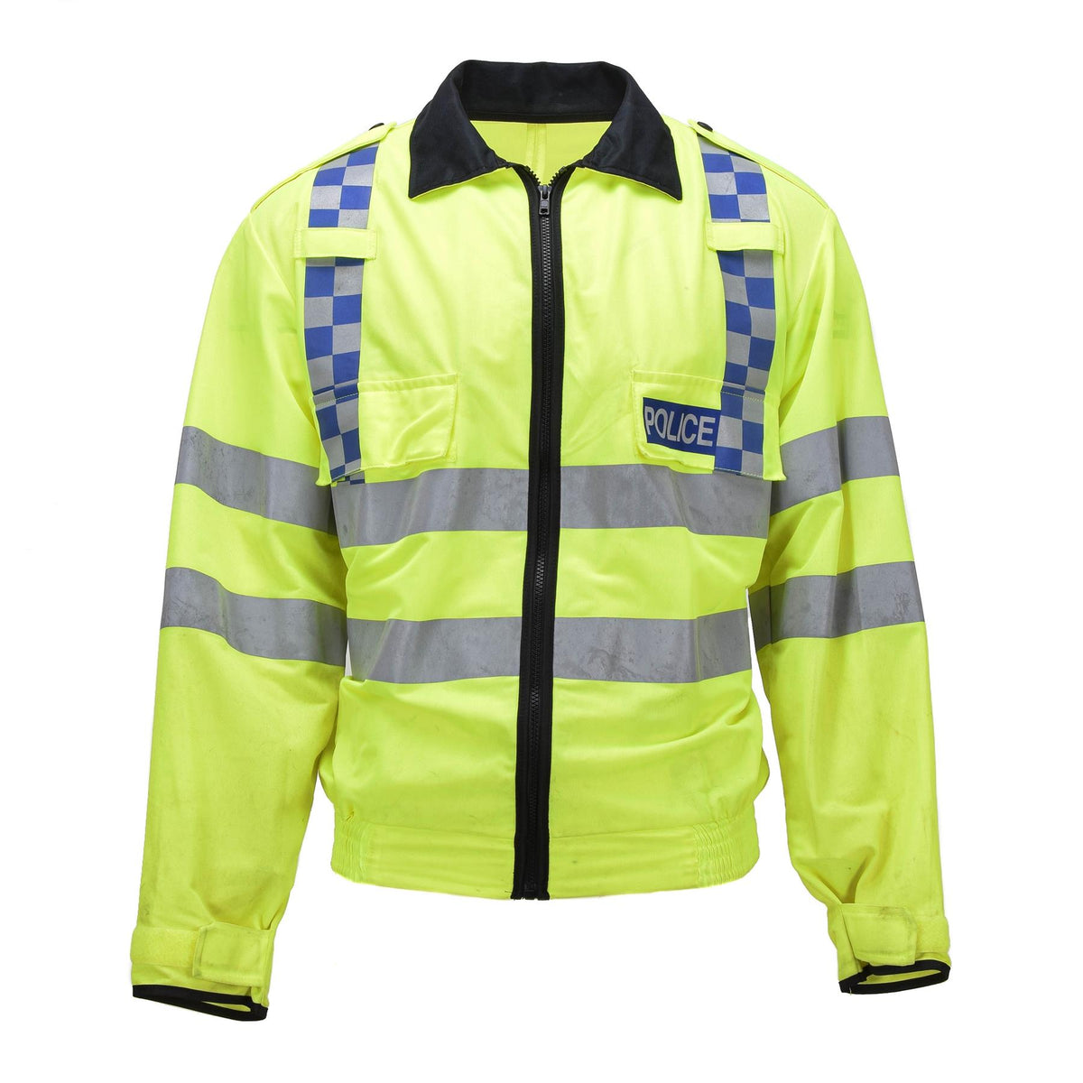 Original Scottish Community Volunteer Hi-Vis Jacket Reflective Yellow Workwear