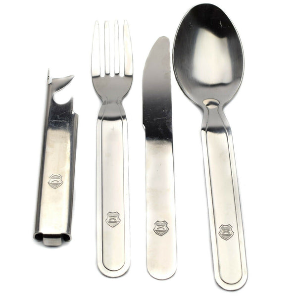 Genuine Hungarian army cutlery set 4 pcs Eating utensils military flatware NEW