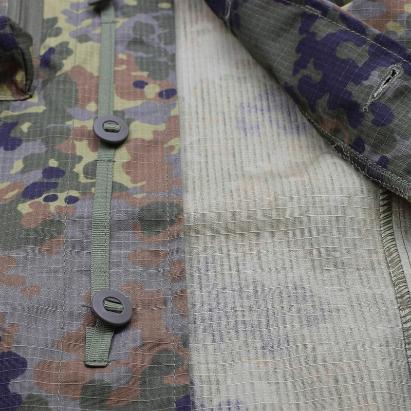 TACGEAR Brand German Military style field jacket commando troops flecktarn camo
