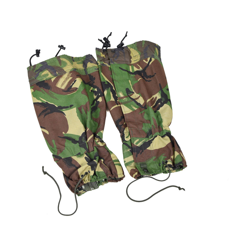 Original British army DPM camouflage gaiters waterproof STANDART size