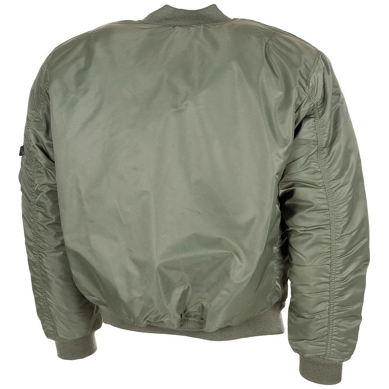 U.S. Military style MA1 bomber jacket air forces troops windproof warm olive