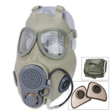 Original Czech Army M10 Gas Mask Filters Carry Bag Vintage Military Surplus