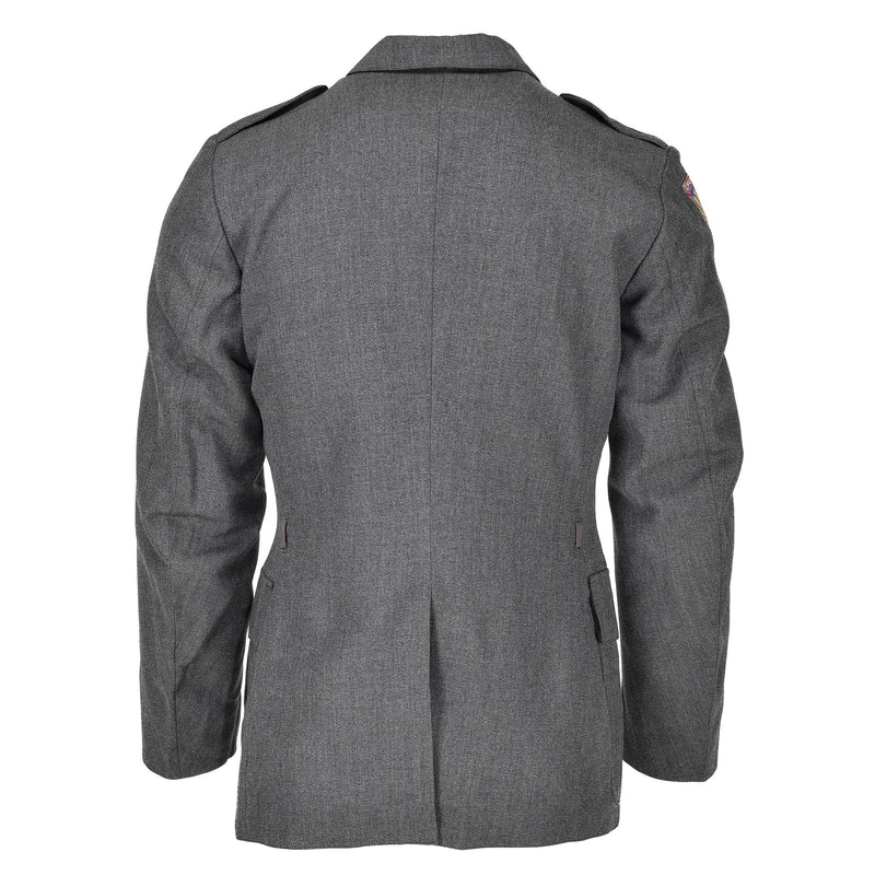 Genuine Danish Uniform Jacket Army grey military surplus uniform dress officer
