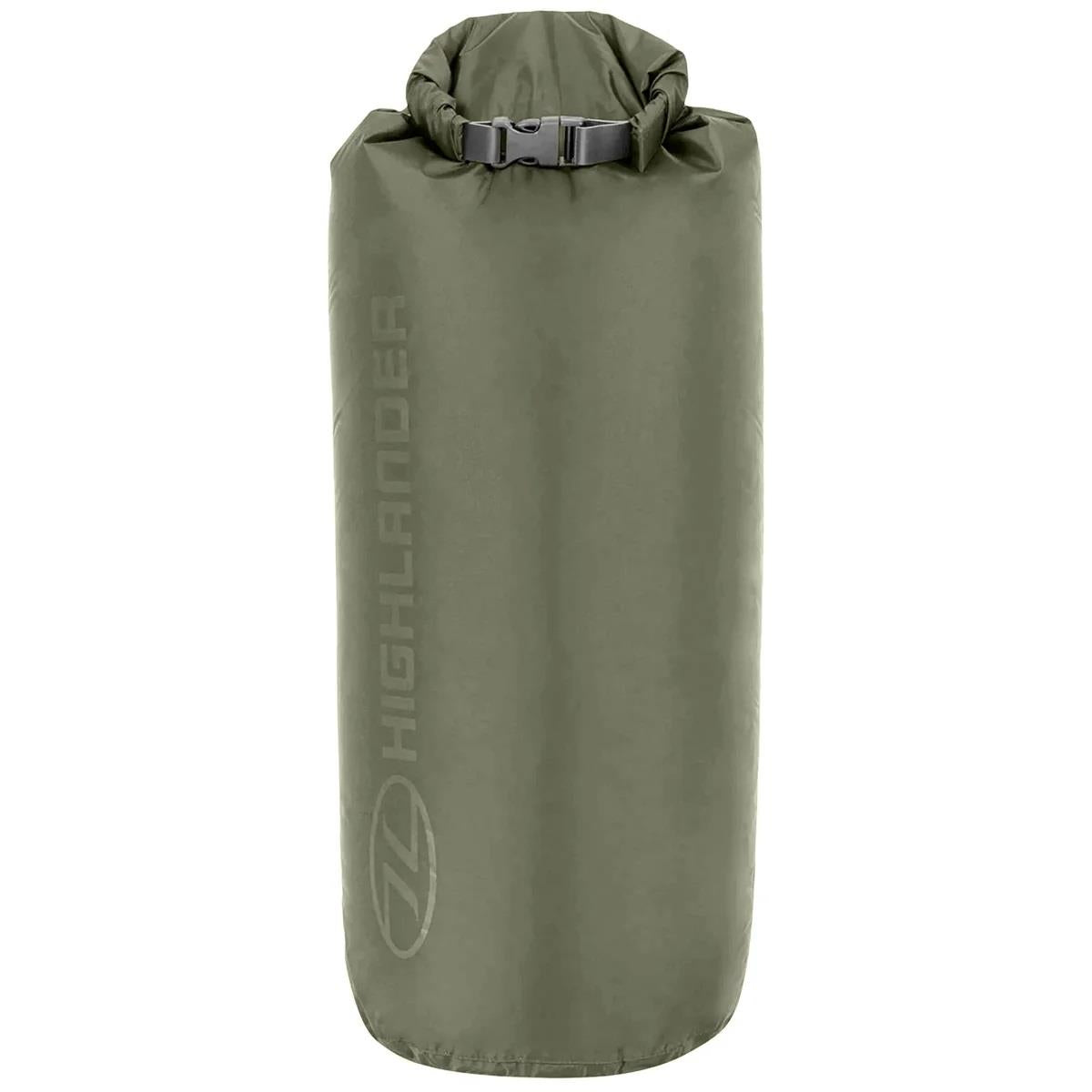 Original Scottish Military Dry Bags 1L–40L Roll Top Quick Release Buckle Olive